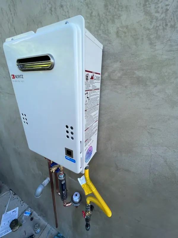 Tankless water heater installation for Sacramento homes